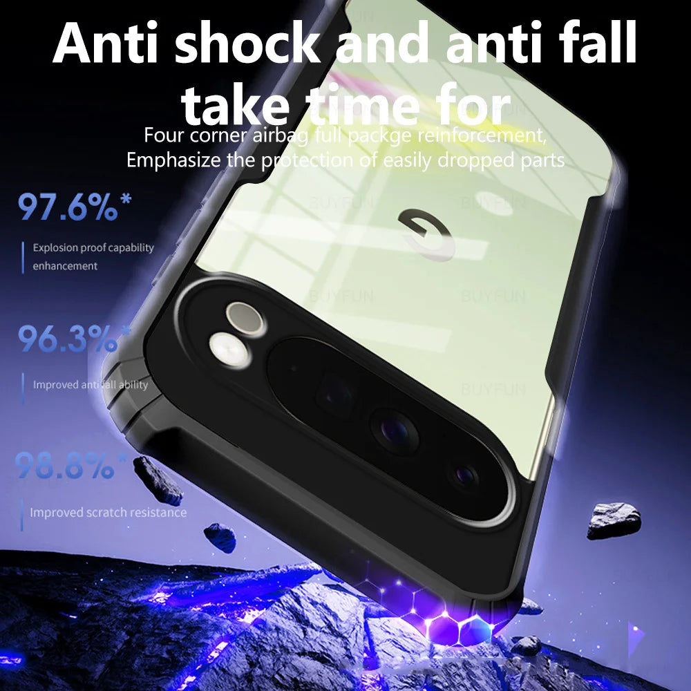 Shockproof acrylic case for Pixel 10 Pro XL