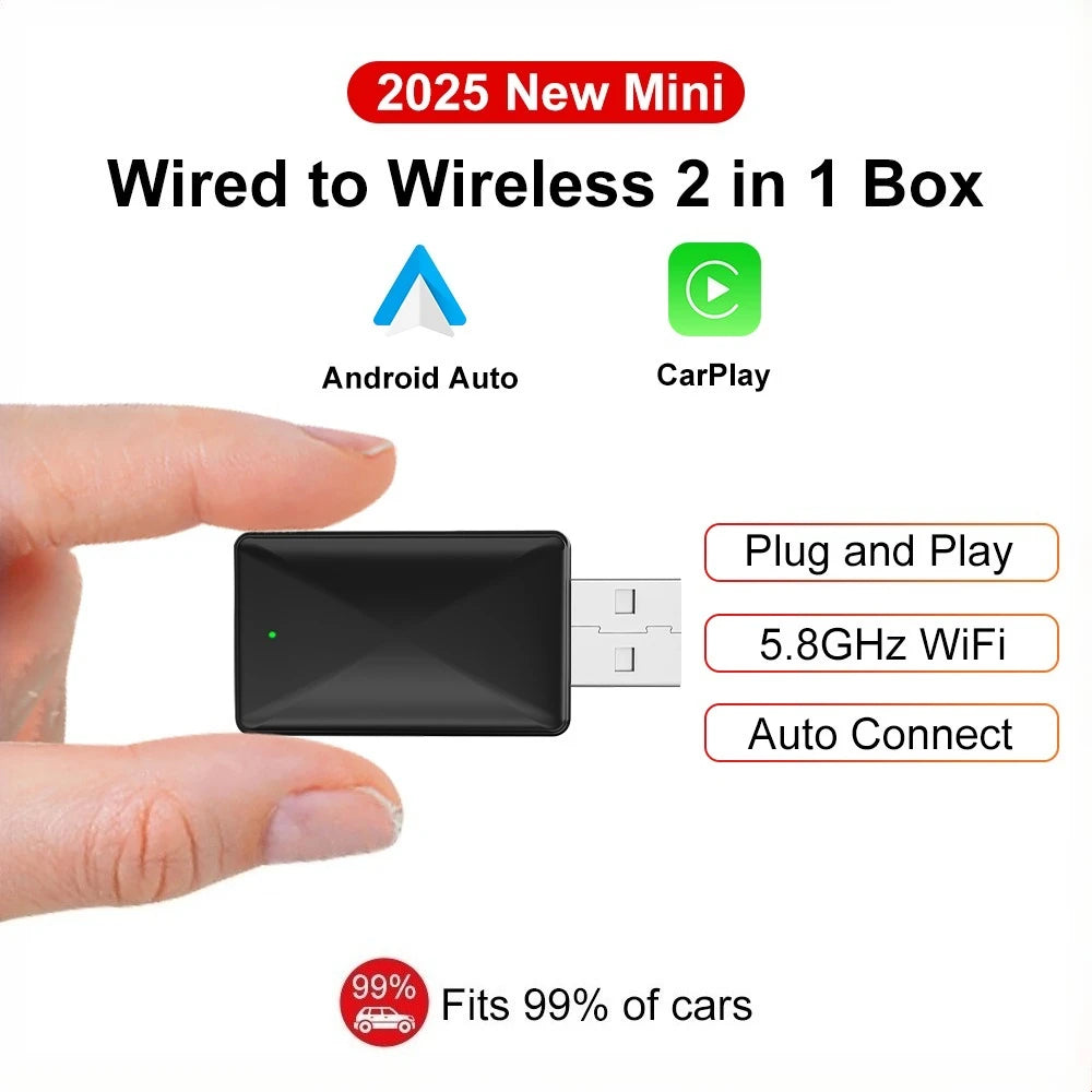 Kabel zu Wireless CarPlay Adapter 2in1