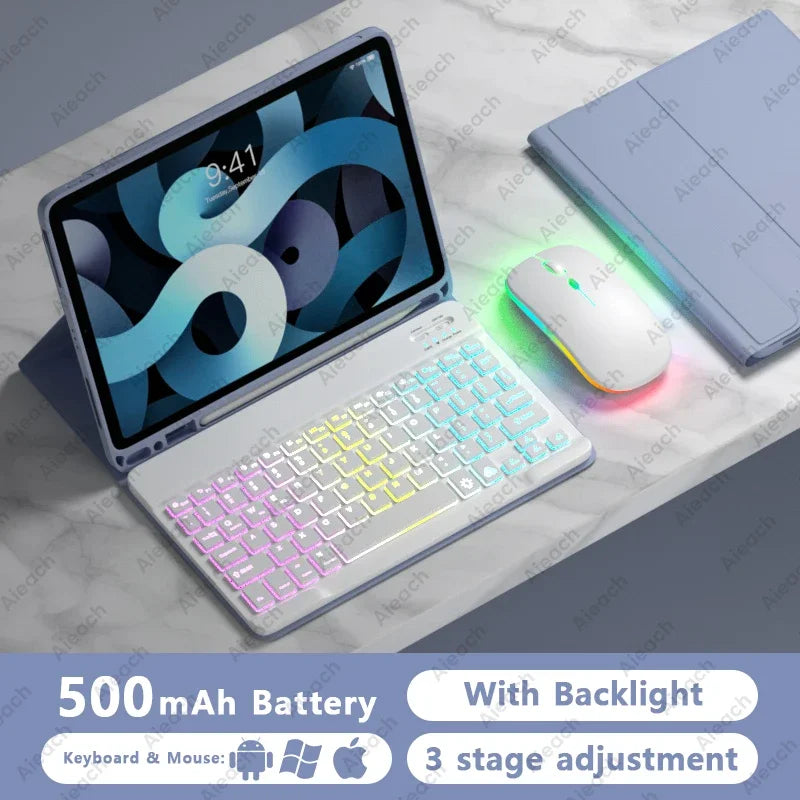 AIEACH iPad Tastatur-Hülle