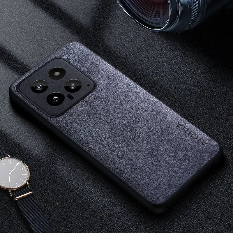 Premium Lederhülle für Xiaomi 14 Serie