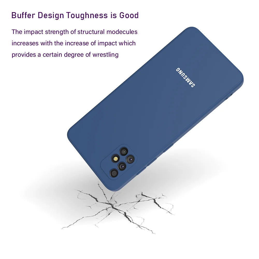 Silikonhülle für Samsung A51/A71