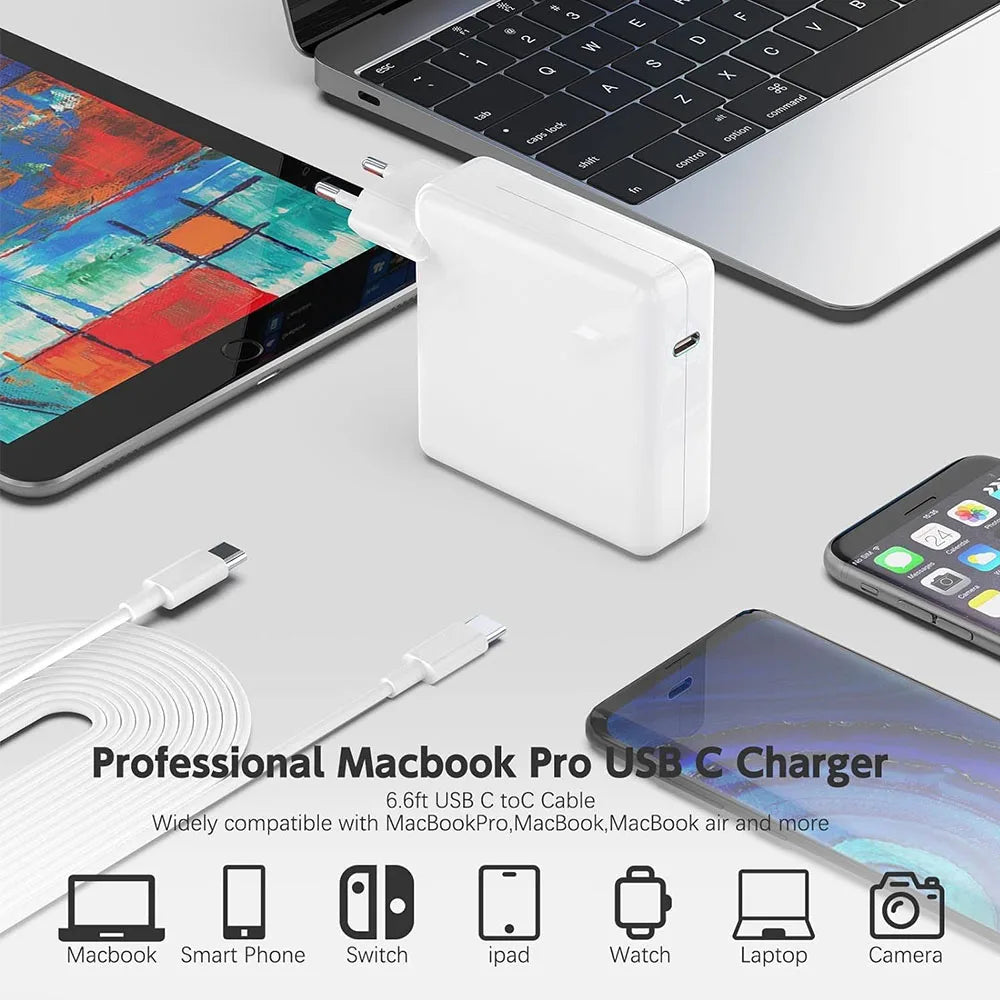 Chargeur USB-C PD 61-118 W pour MacBook