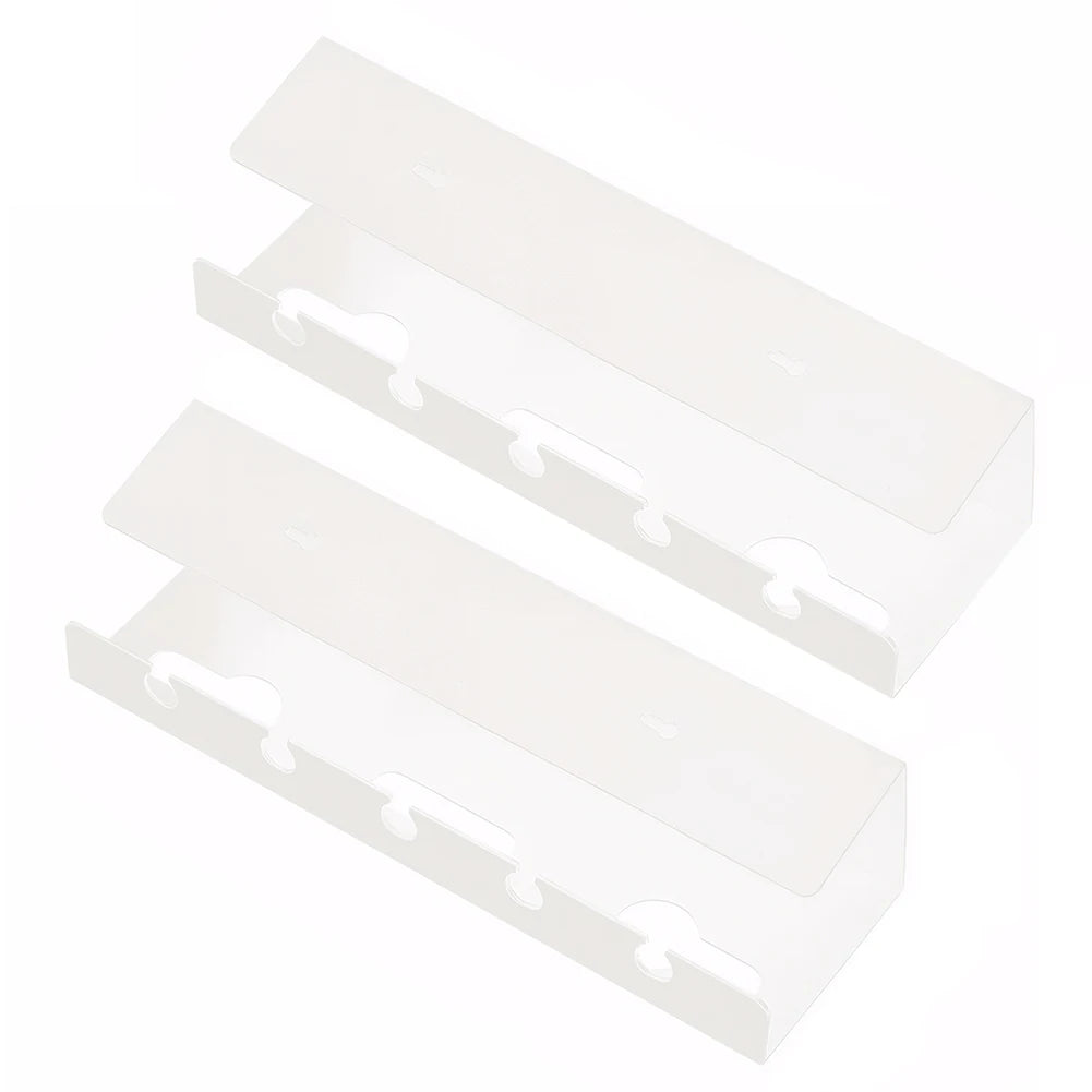 Selbstklebendes Kabelmanagement-Tablett unter Tisch