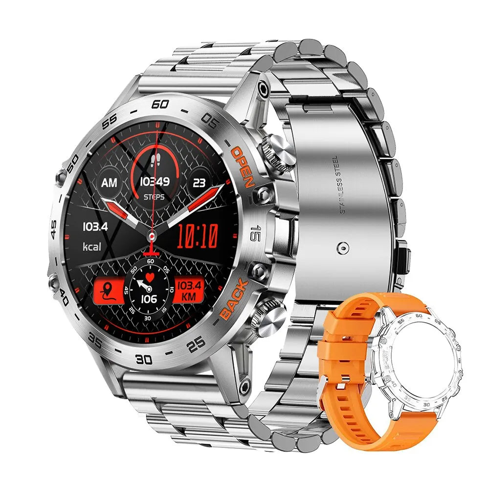 Bluetooth Smartwatch 1,39 Zoll Sport Fitness Uhr