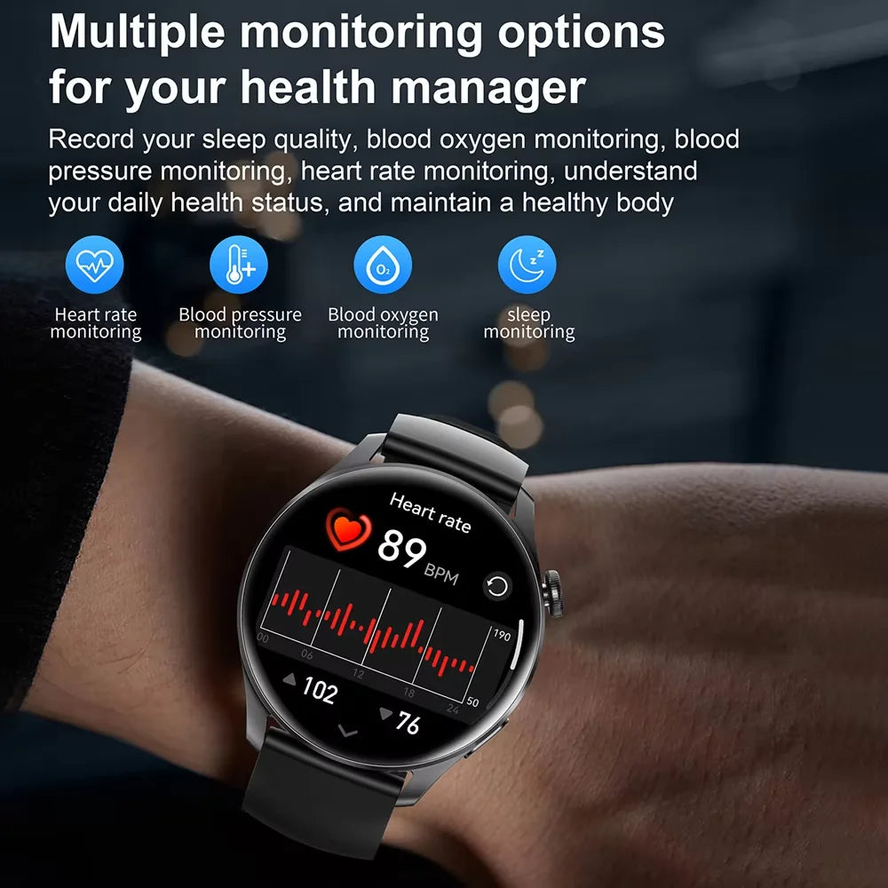 Ultradünne Outdoor-Smartwatch mit Gesundheitsüberwachung