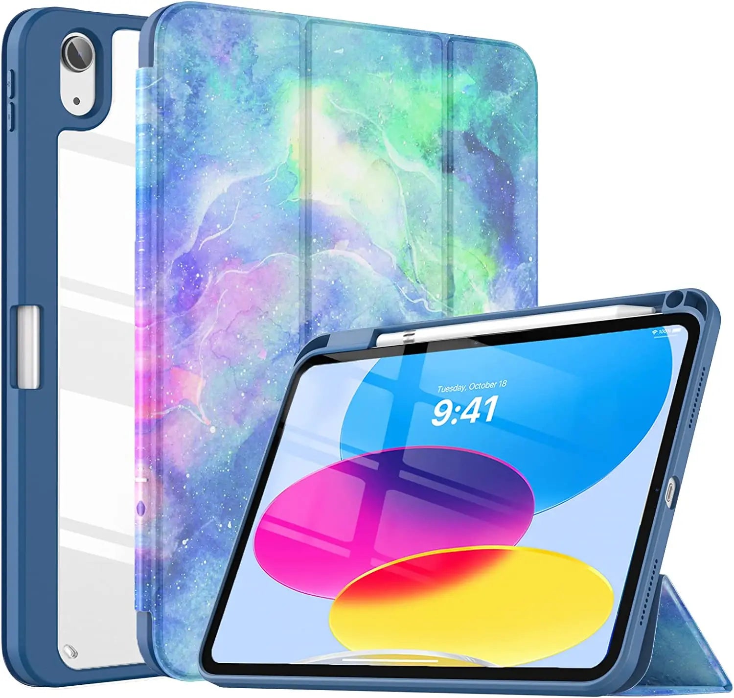 iPad 10 Case 2022 with Pen Holder