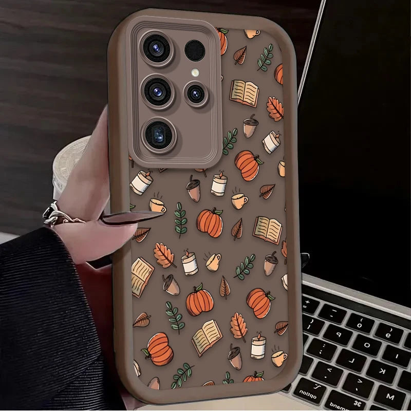 Süße Halloween Kürbis Schädel Hülle Samsung Galaxy