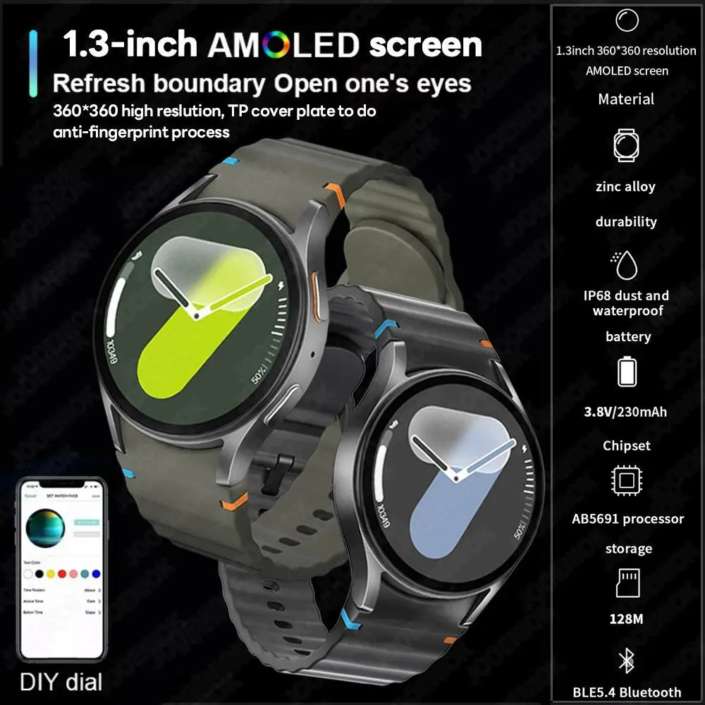 Smartwatch 7 Pro Herren mit NFC, GPS & AMOLED 2025