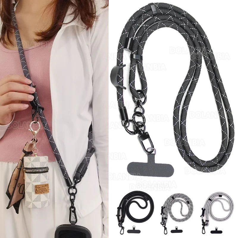 150 cm verstellbares Handy-Lanyard mit Kartenclip