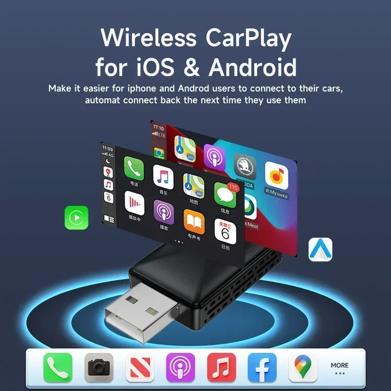 Kabel zu Wireless CarPlay Adapter 2in1