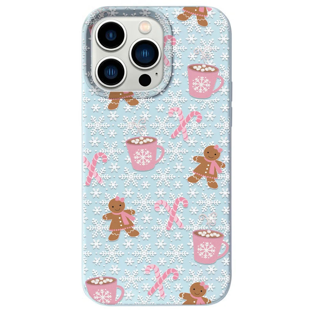 Bunte Weihnachtsmuster Hülle für iPhone 17 Pro Max