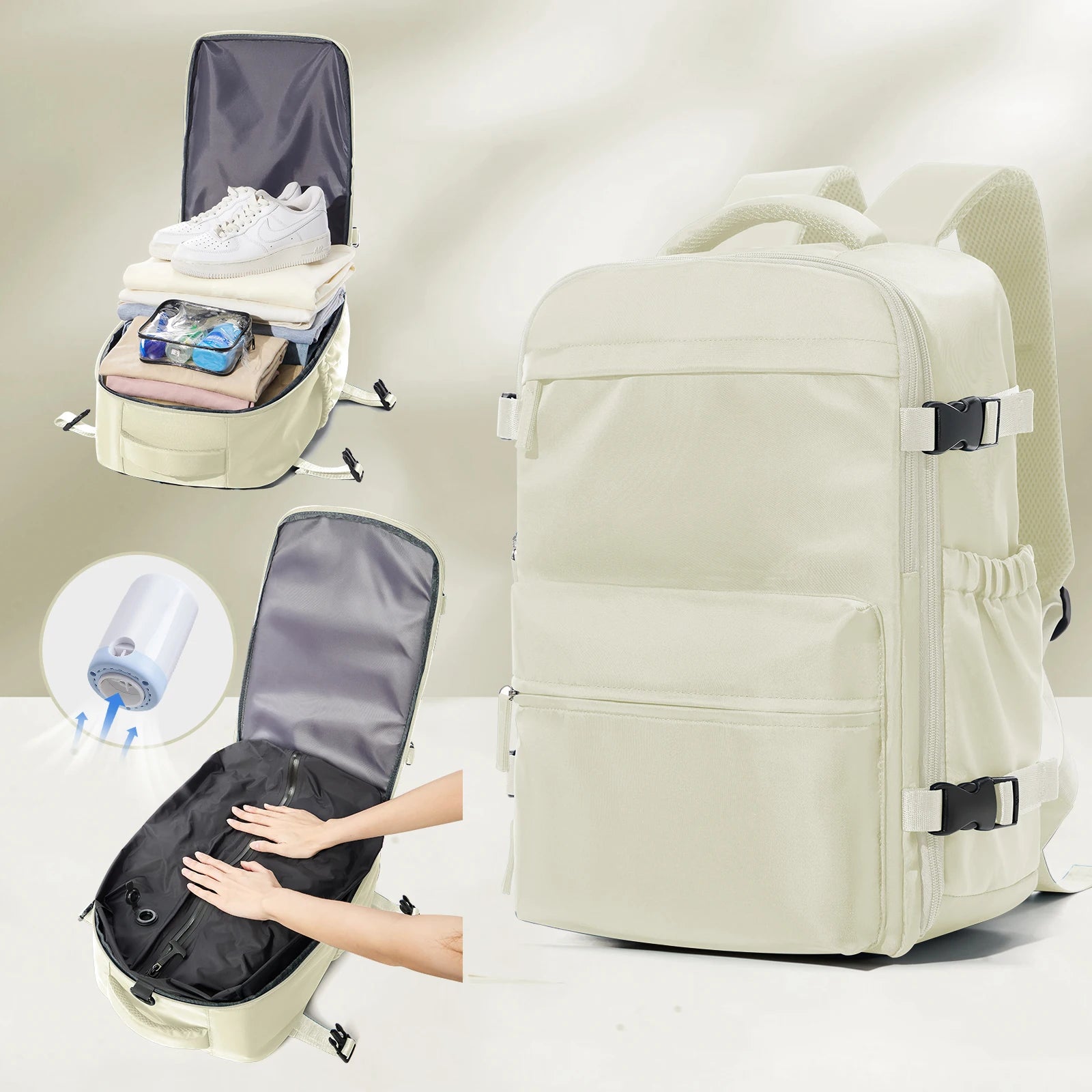 Erweiterbarer Reise-Laptop-Rucksack