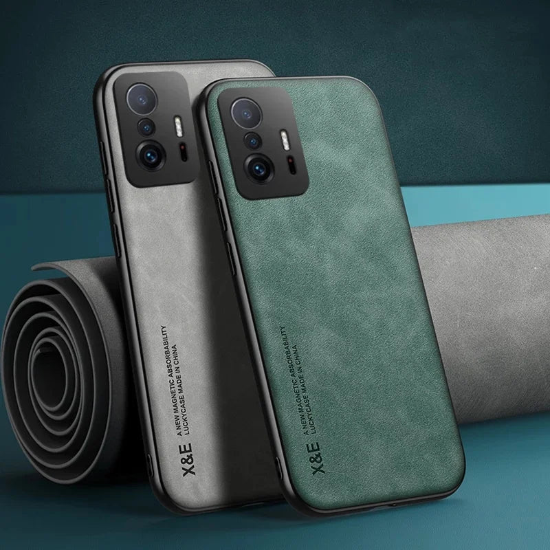 Leder Magnet Hülle für Xiaomi Mi 11