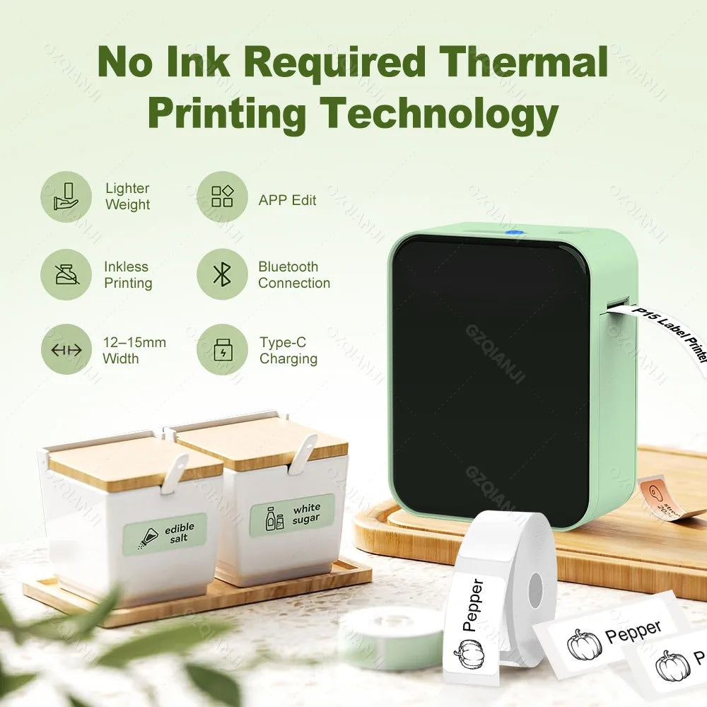 Marklife P15 Mini Bluetooth Etikettendrucker tragbar