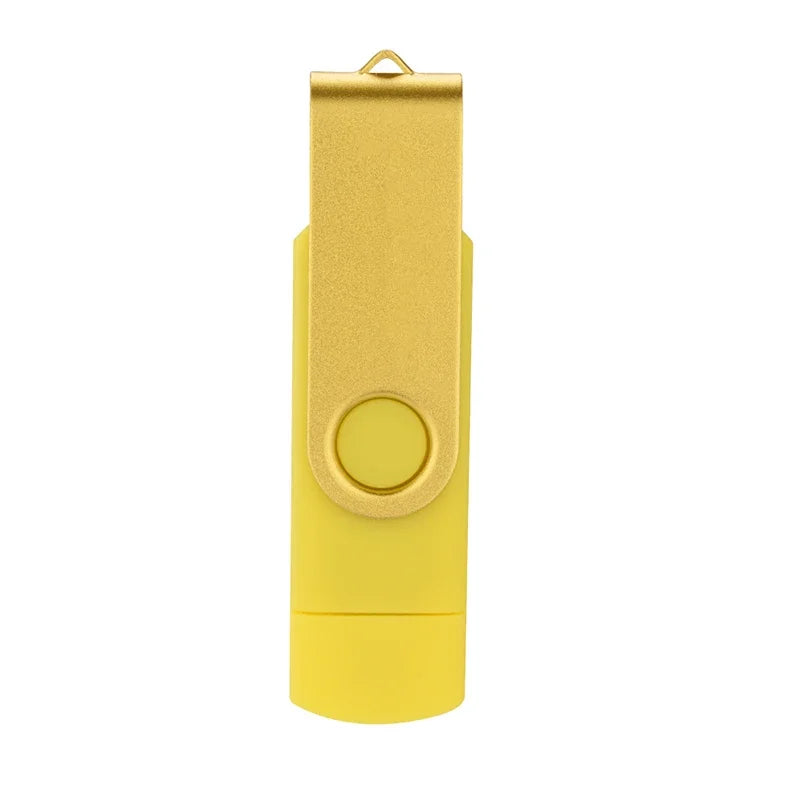 Farbenfrohes 2-in-1 OTG USB-Stick 32GB wasserdicht