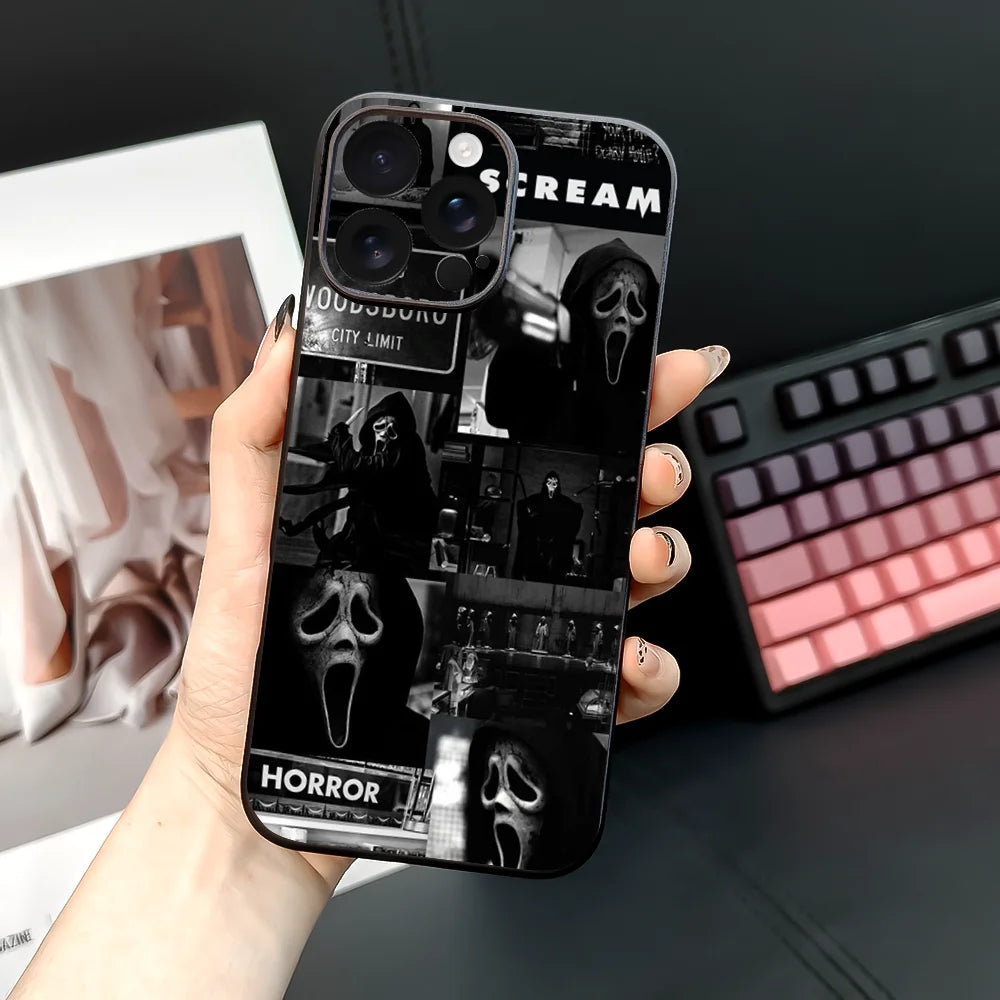 Scream Film Hülle iPhone 16 TPU weich hautfreundlich