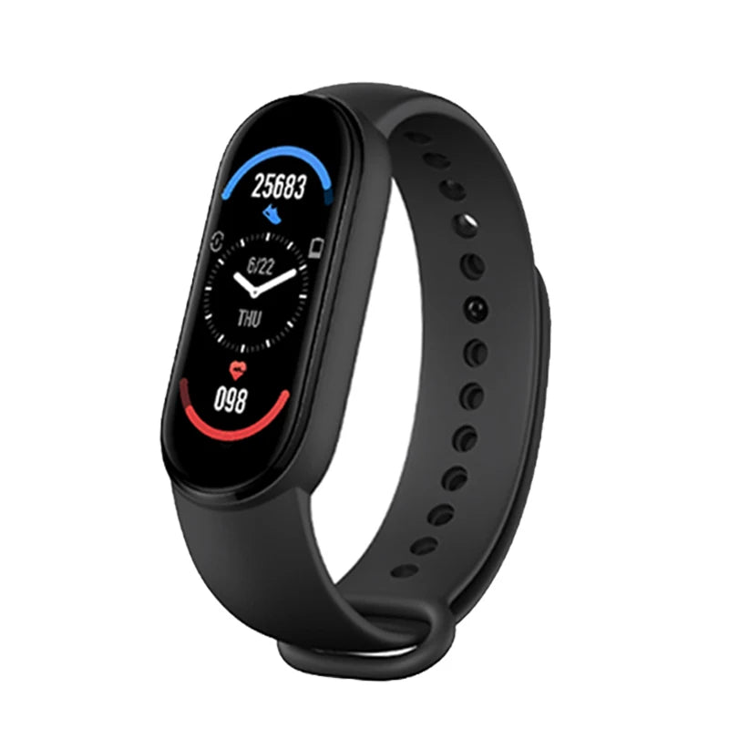 M6 Fitness Smartwatch für Männer & Frauen, Herzfrequenz