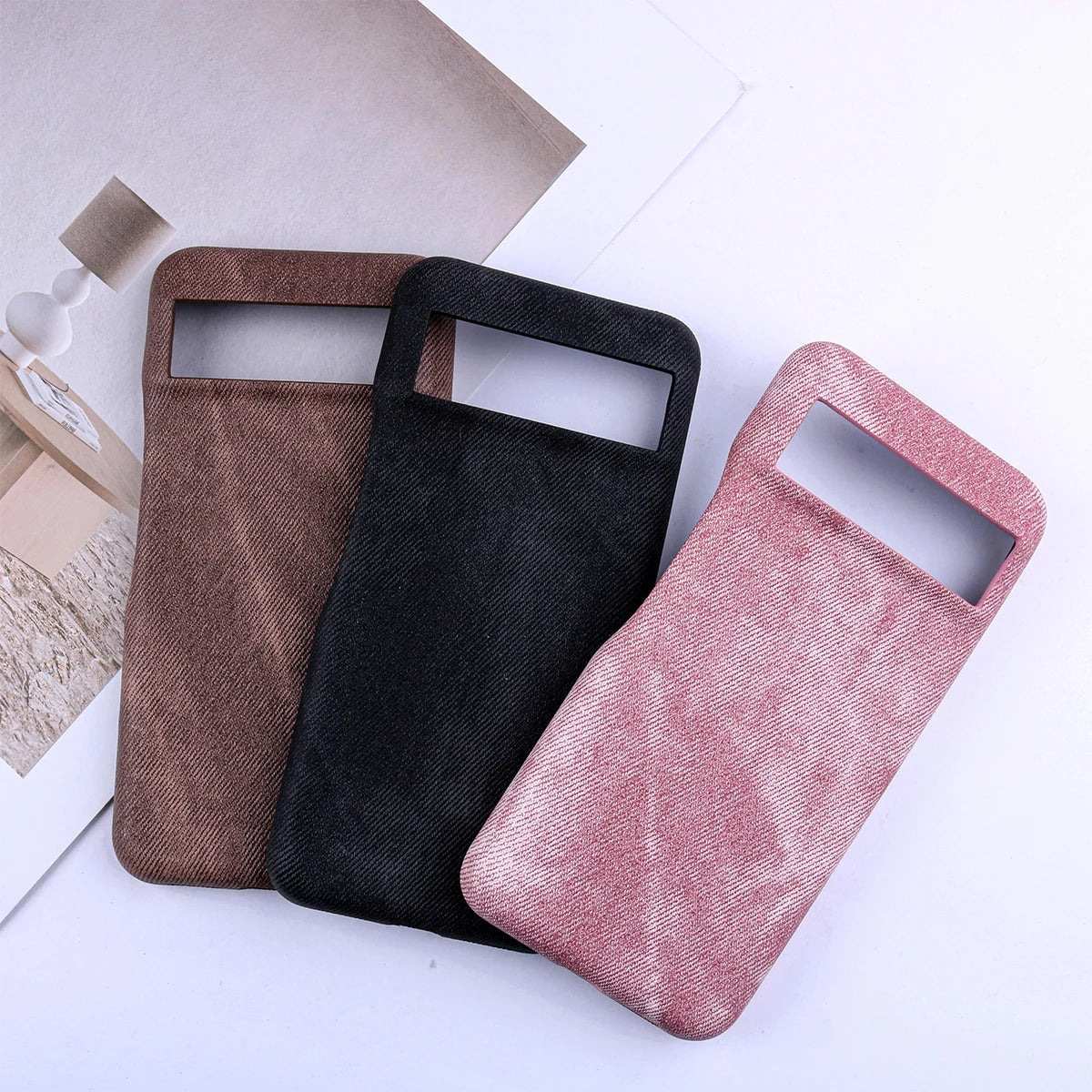 Pixel Cowboy PU-Lederhülle Luxus