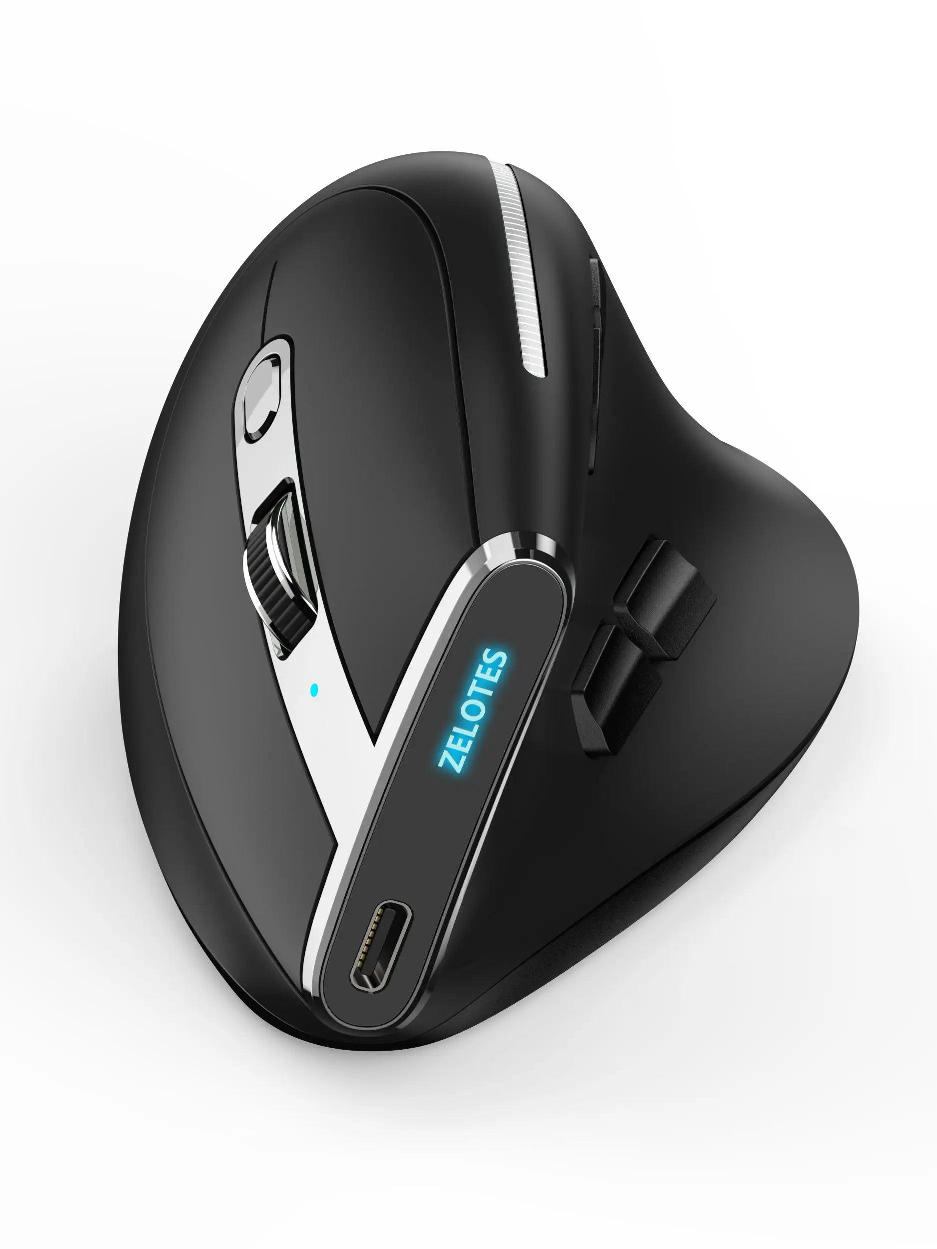 Bluetooth vertikale Maus ergonomisch mit OLED RGB