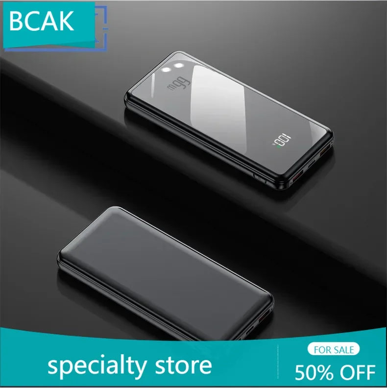 Batterie externe BCAK 30 000 mAh à charge rapide