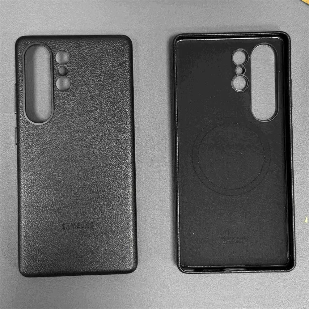 Lederhülle für Samsung S25 Ultra Magnetisch Qi