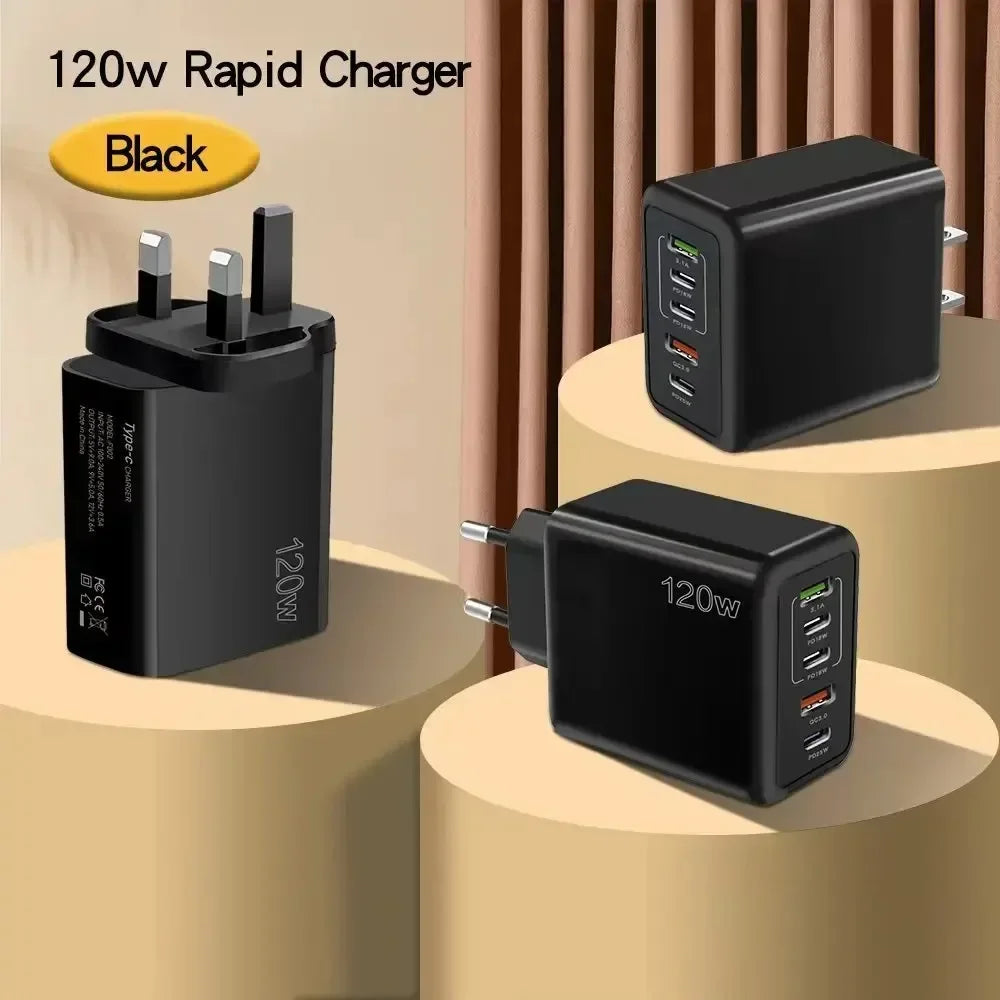 Multi-USB Type-C Fast Charger