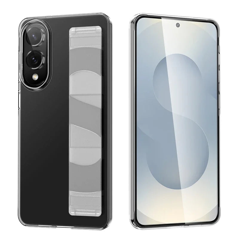 Ultra dünne Silikon-Hülle mit Handgelenkband für Samsung S25