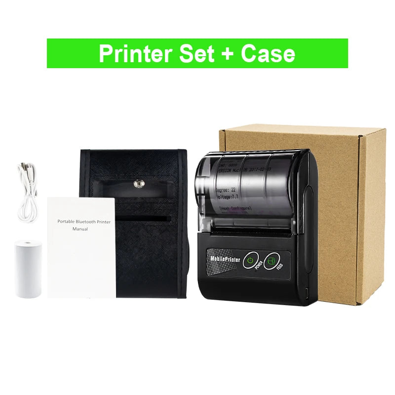 Mobiler Thermodrucker 58mm Bluetooth für Belege
