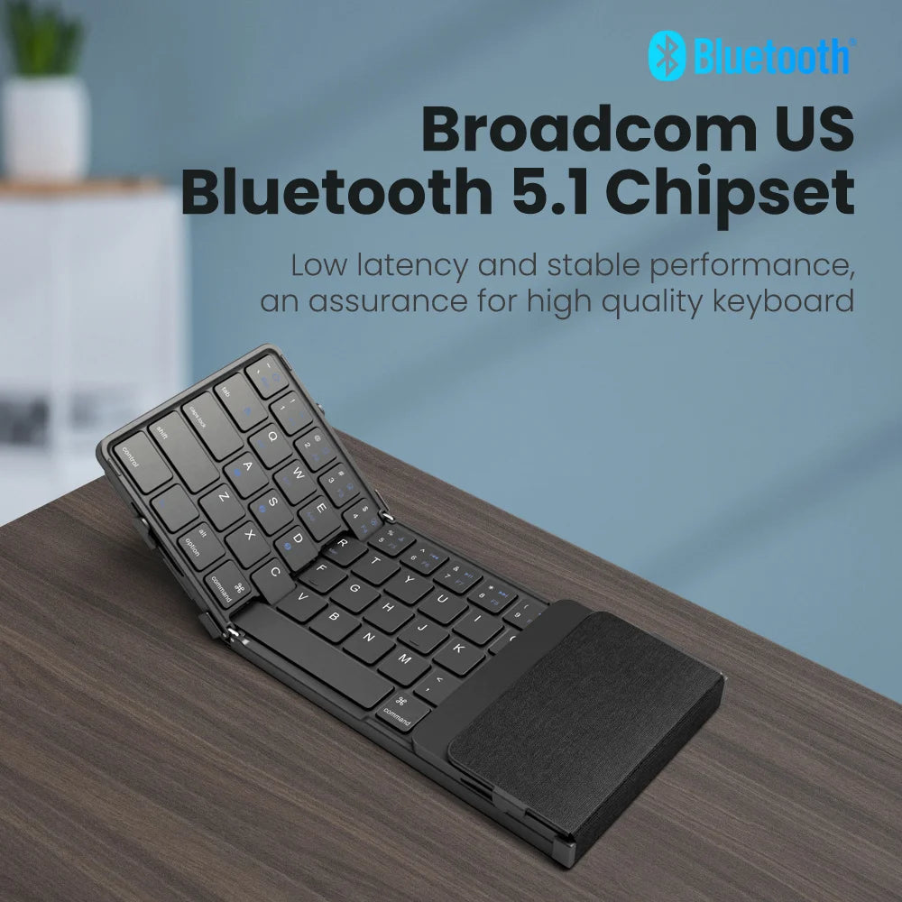 BOW Bluetooth faltbare kabellose Tastatur mit Touchpad