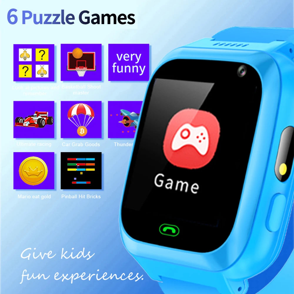 Kinder Smartwatch 2G Telefon Spiele Kamera Geschenk