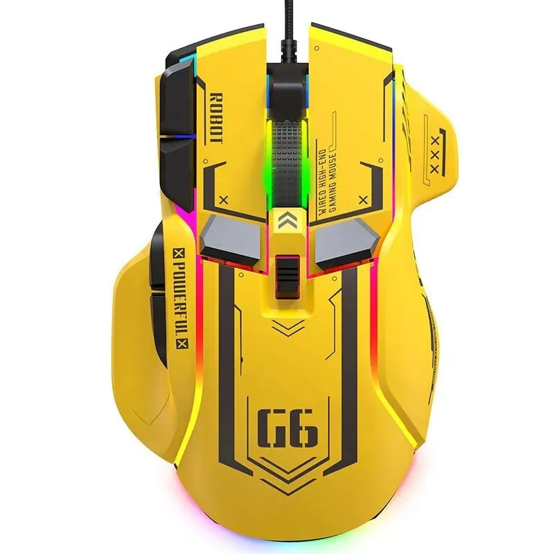 Leichte Tri-Mode RGB Gaming-Maus mit 16000 DPI