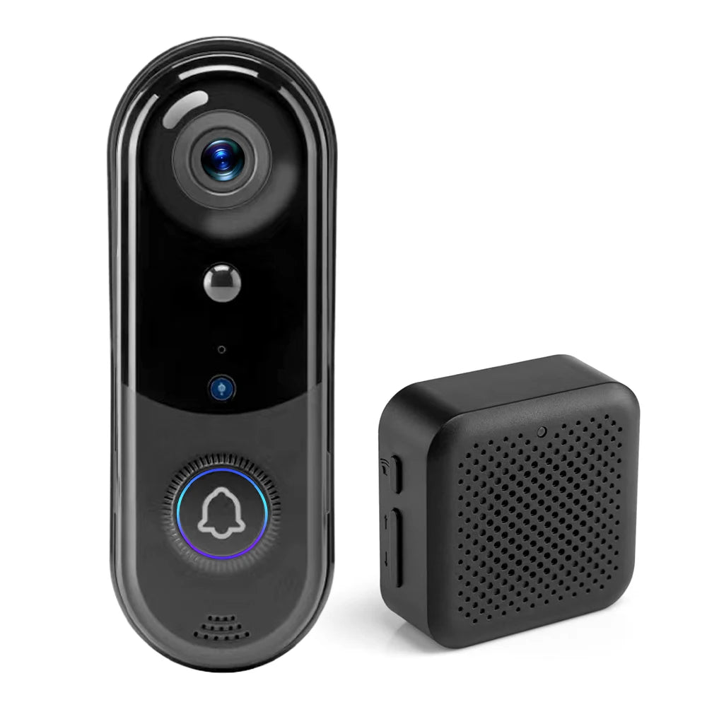 Battery-powered 1080P WiFi video doorbell IP65