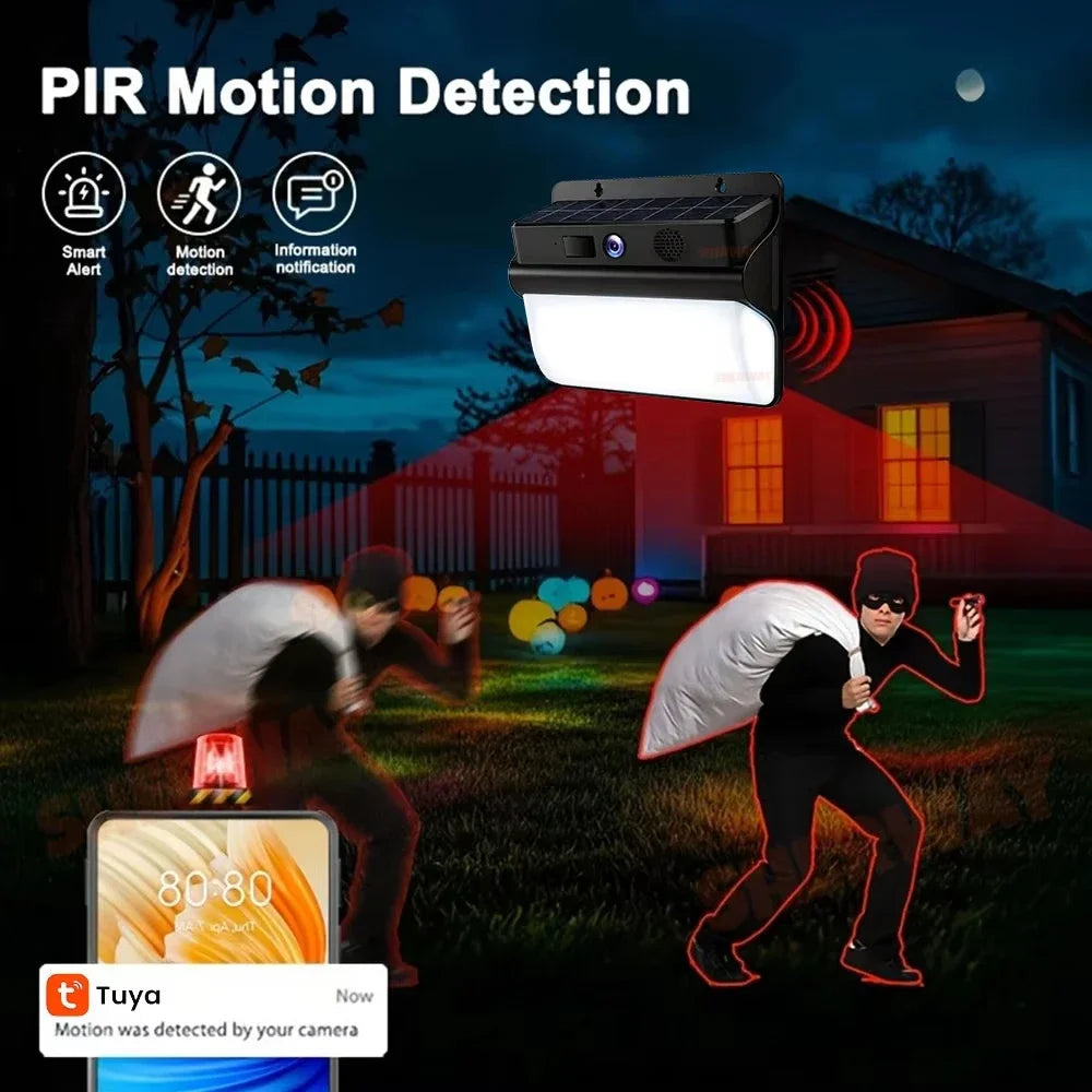 Solar WLAN Kamera 2K Outdoor mit Akku & Spotlight