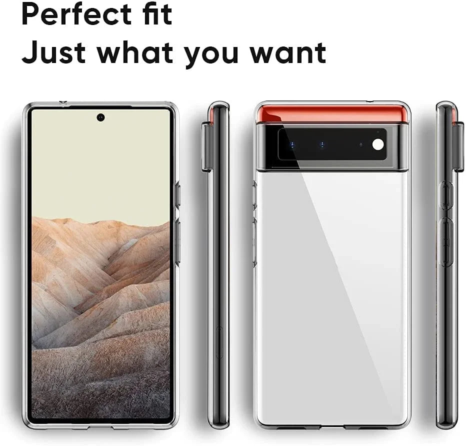 Crystal clear TPU case for Pixel 9 Pro