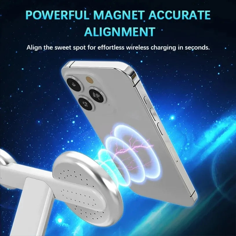 3-in-1 Magnetischer 30W Schnell-Ladeständer iPhone