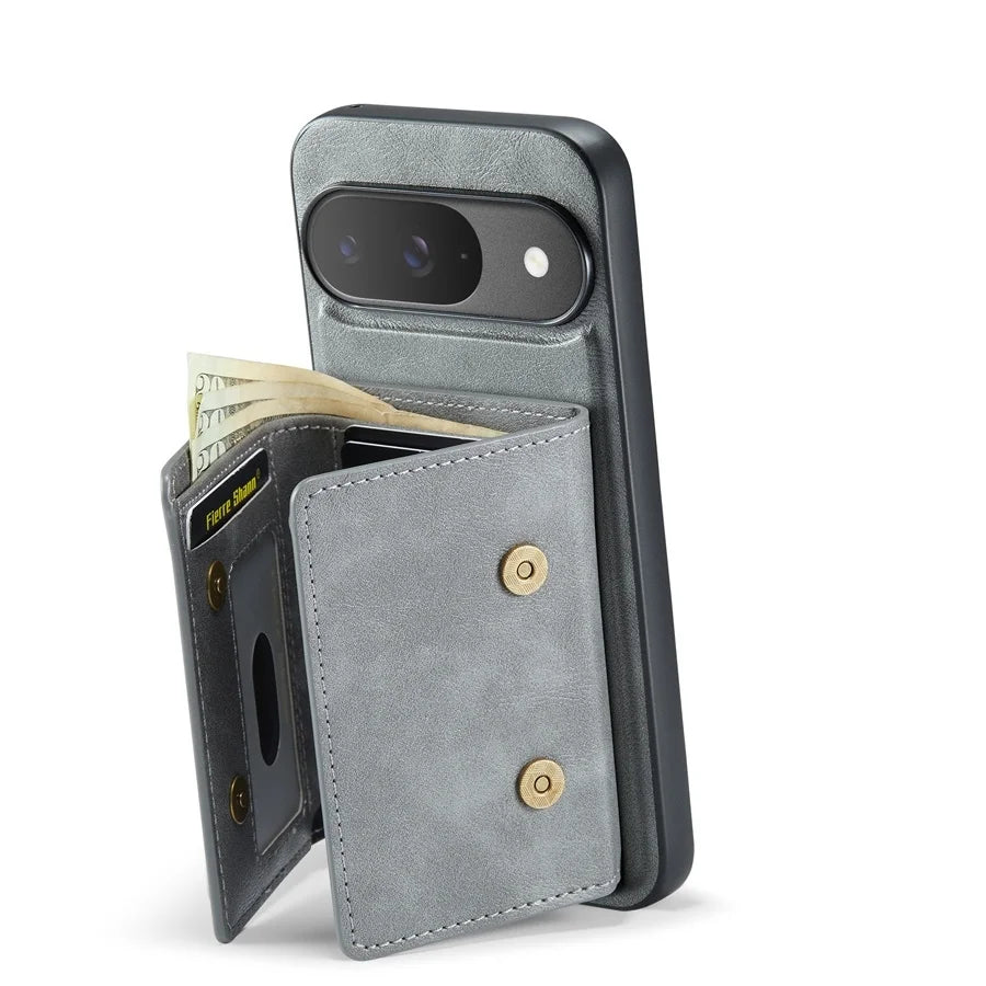 Magnetische Leder Wallet Hülle für Google Pixel 10
