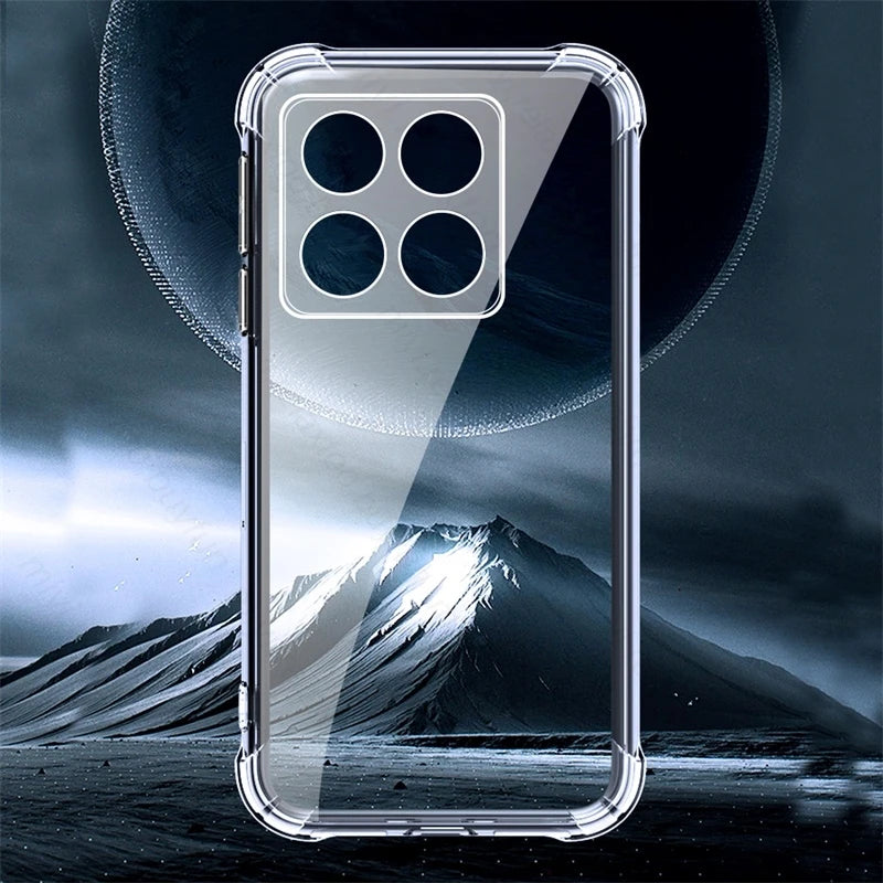 Coque transparente en TPU pour Xiaomi 14T Pro 5G (2024)