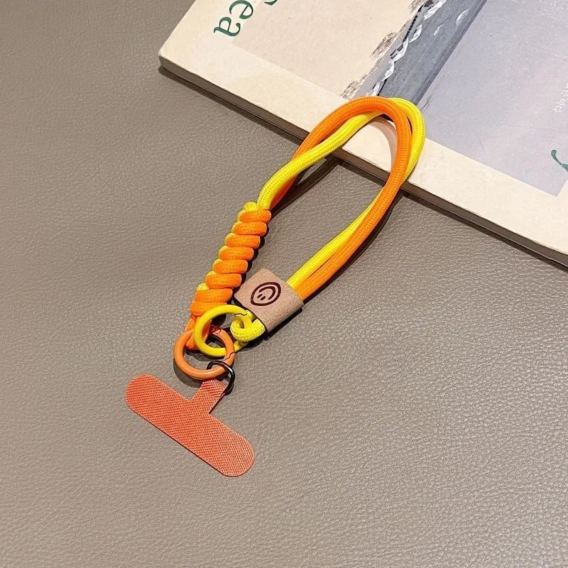 Britisches Stil Lanyard kurz & bunt geflochten