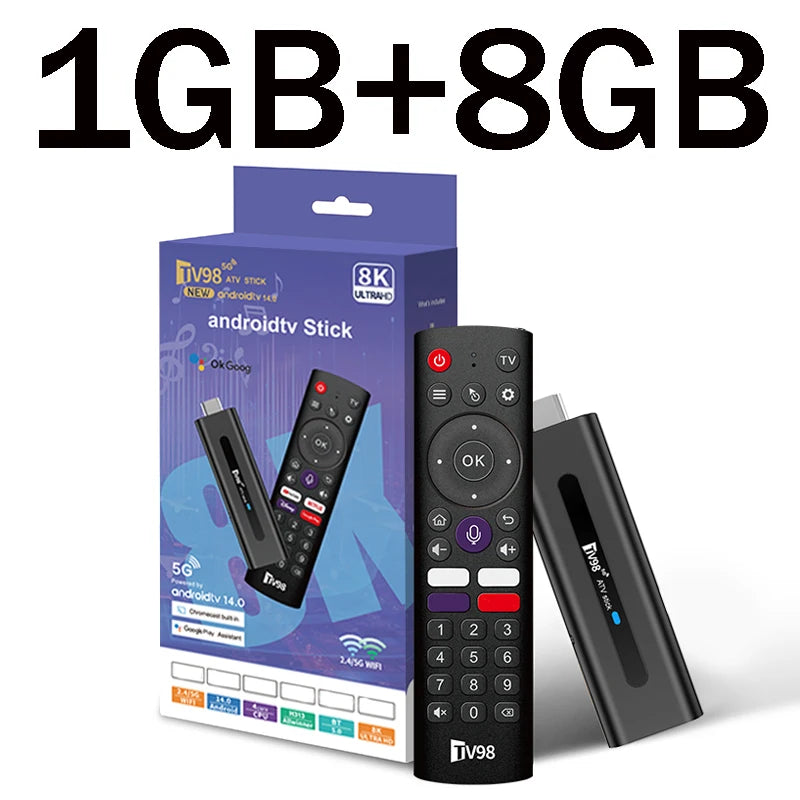 Ultra HD Android TV Stick 8K IPTV Dual-WiFi6