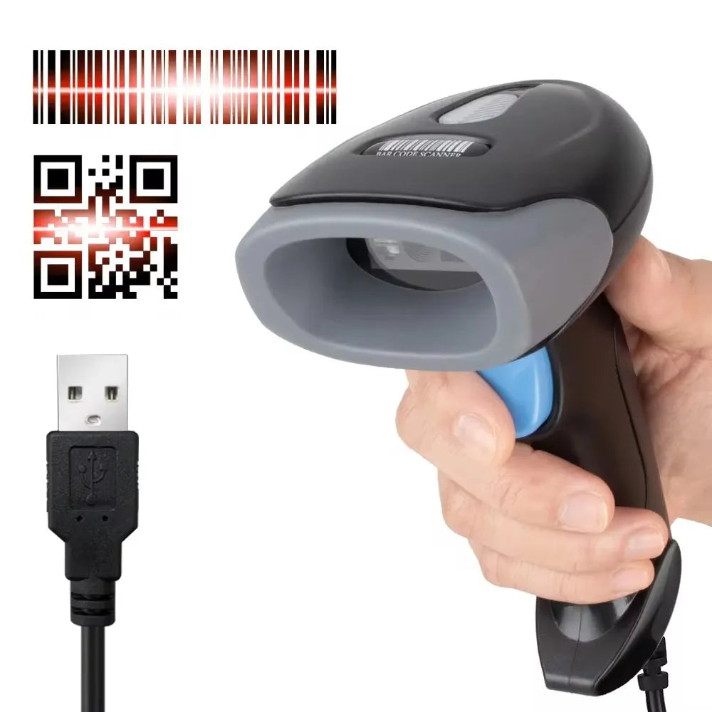 Schneller 1D/2D Barcode Scanner Bluetooth USB