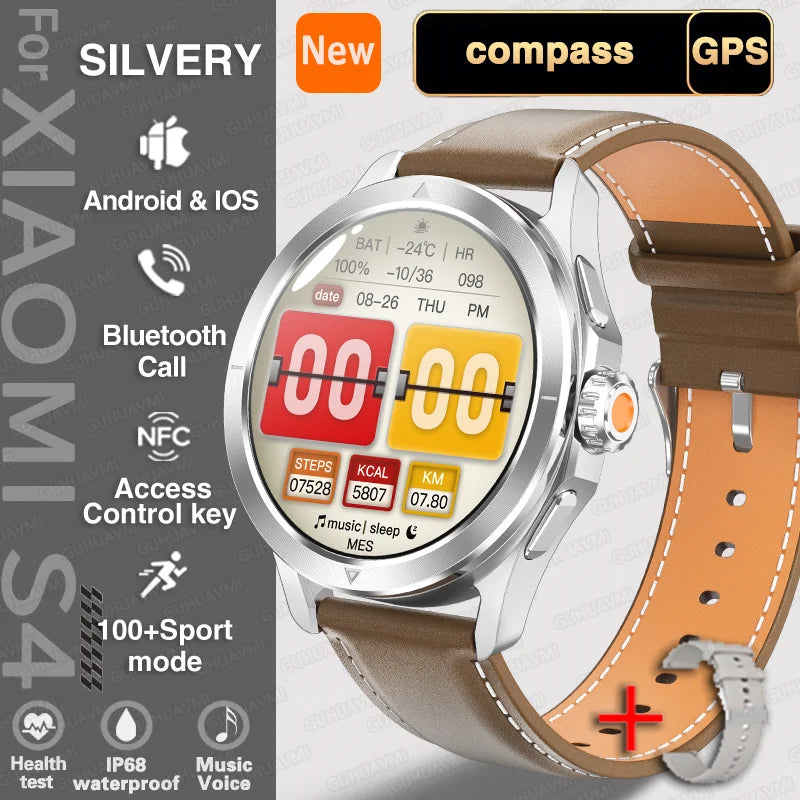 S4 Ultra Smartwatch mit GPS & AMOLED Display