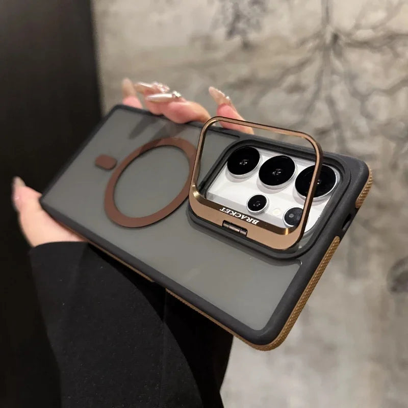 Luxus Metall Magnet Hülle für Samsung S25 Ultra