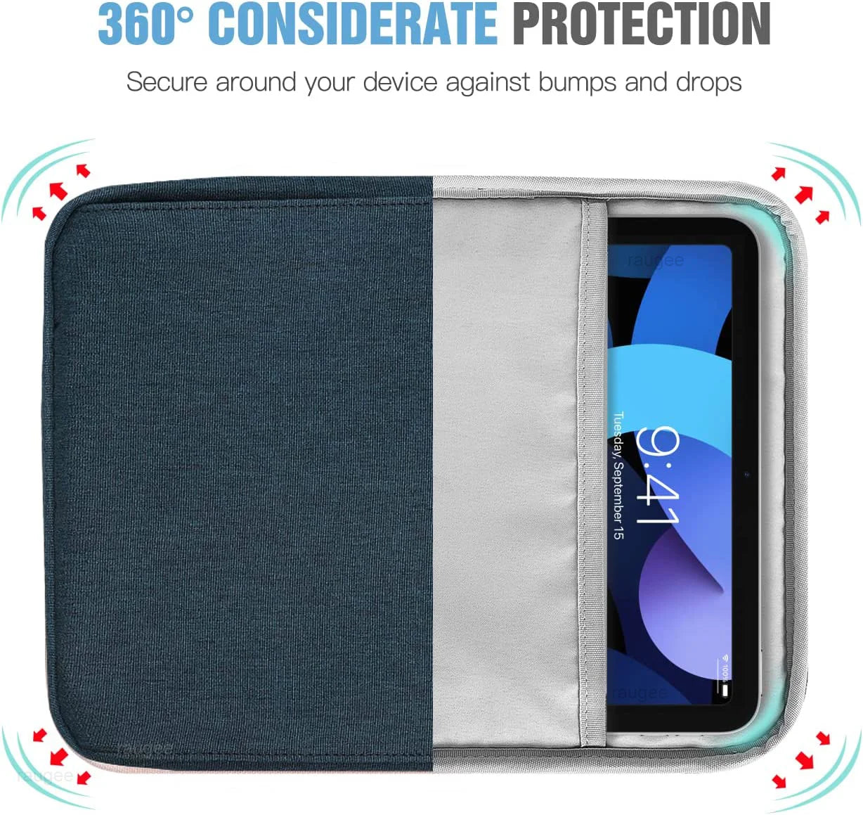 Tablet case for iPad Pro/Air 10–13"