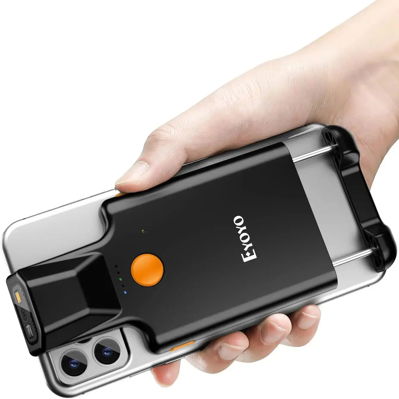 Tragbarer 1D Barcode Leser mit Rückenclip und Scan