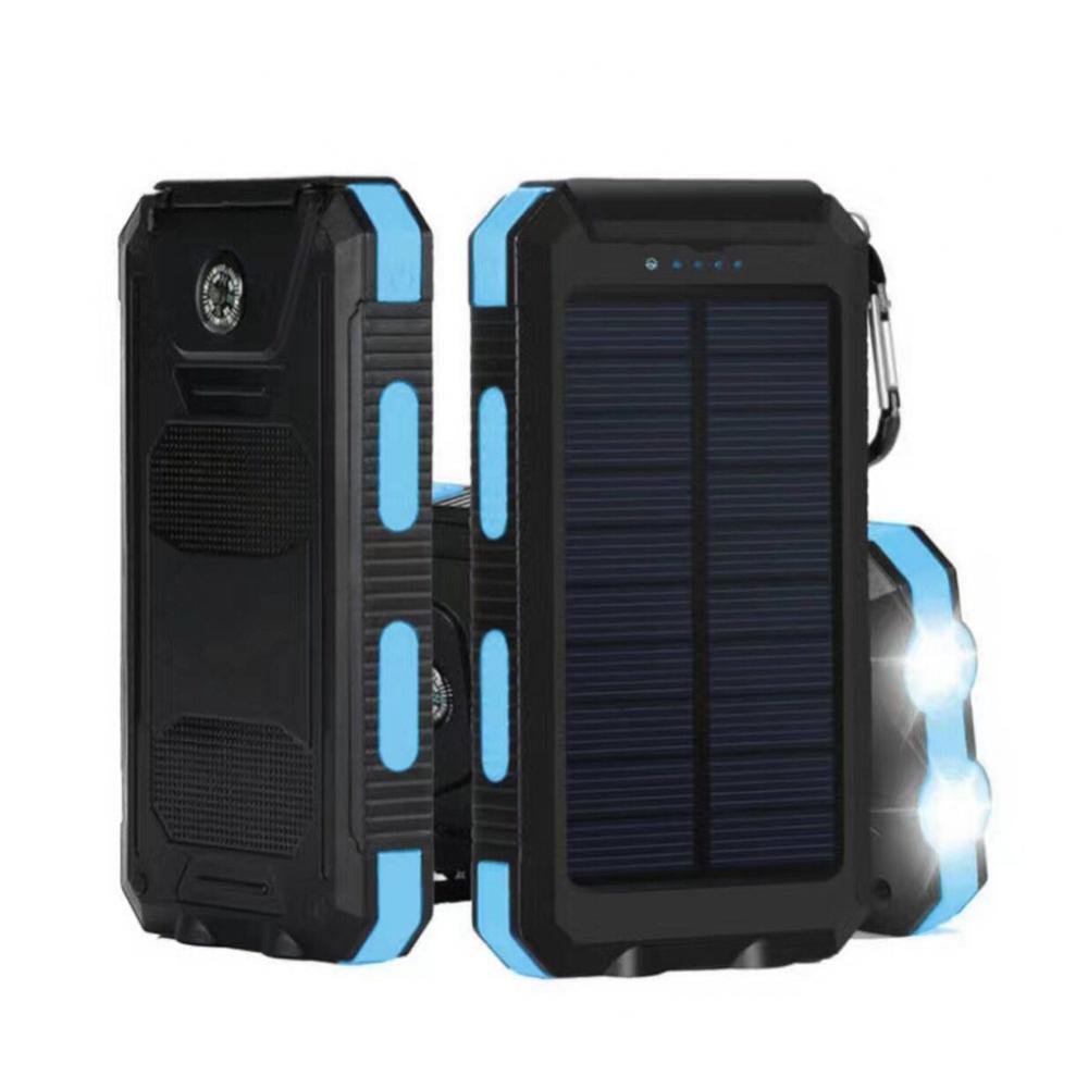 Solar Power Bank Case Dual USB DIY Charger Box