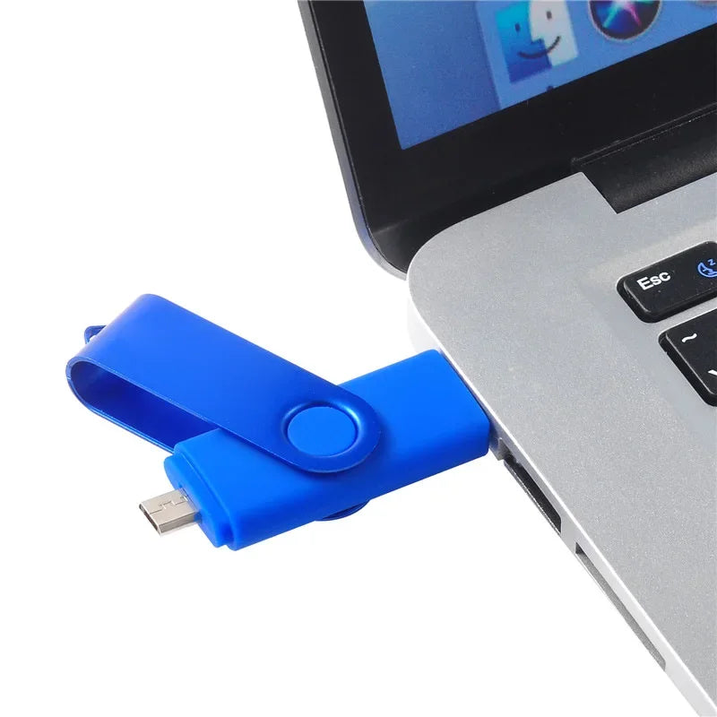 Farbenfrohes 2-in-1 OTG USB-Stick 32GB wasserdicht