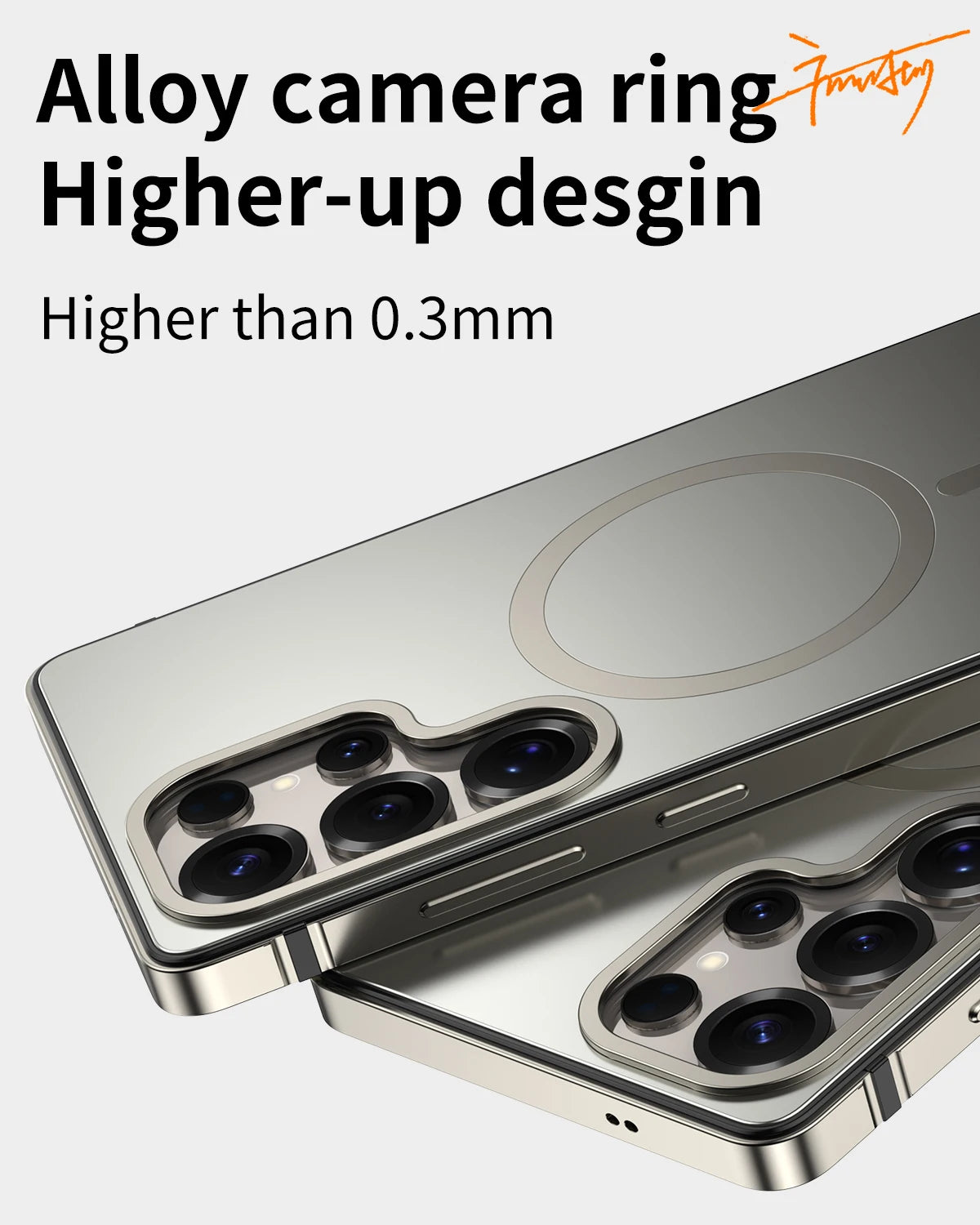 Robuste Aluminiumhülle für Galaxy S25 Ultra Neu