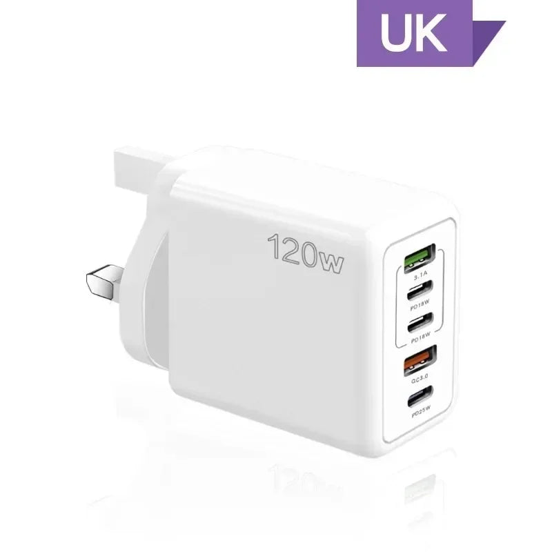 Multi-USB Type-C Fast Charger