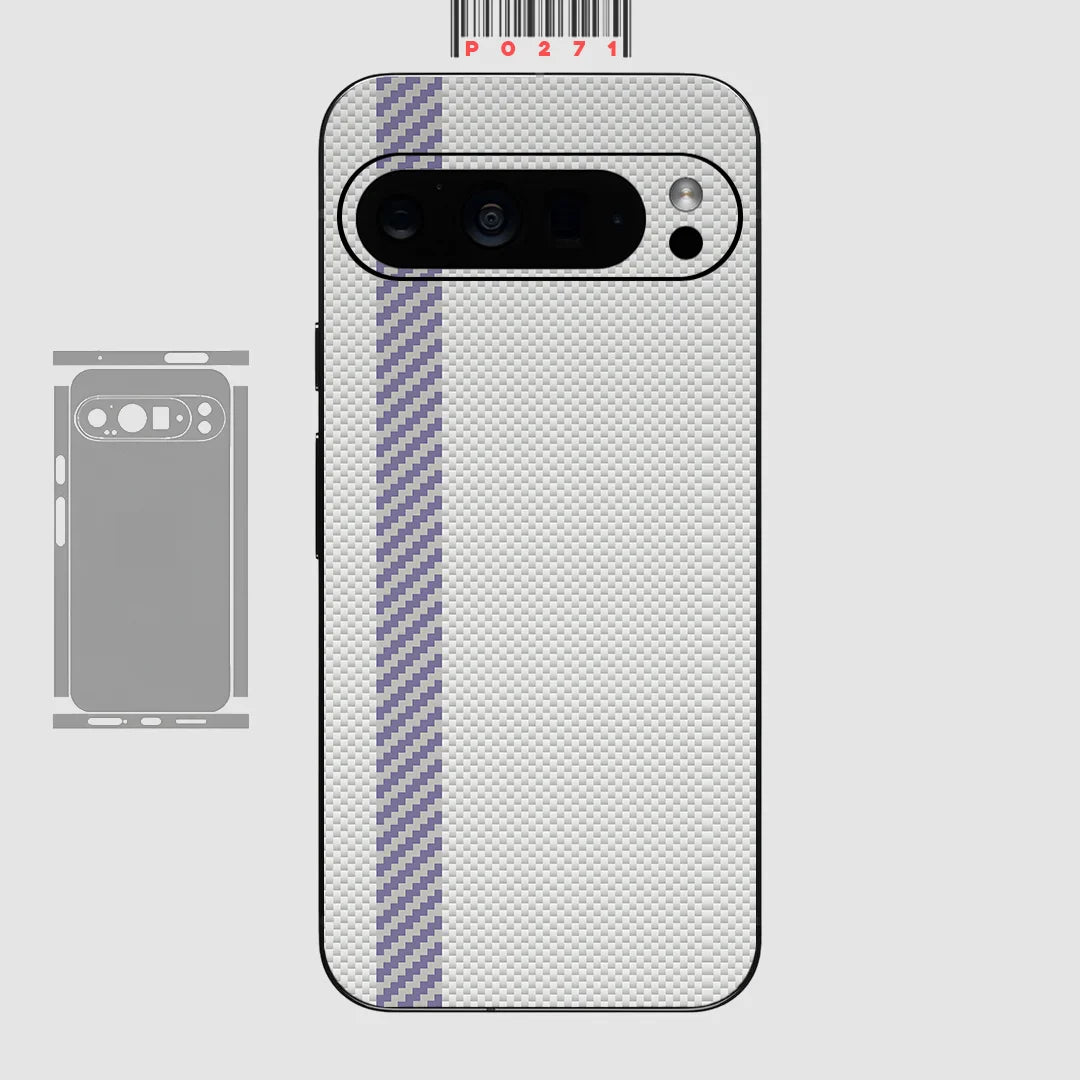 Kohlefaser Hautfolie für Pixel 9–7 Pro