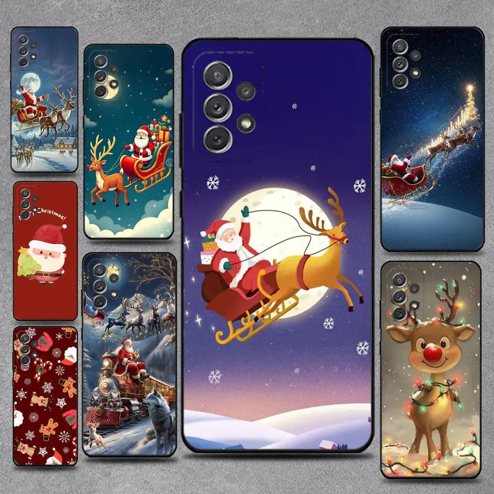 Christmas Santa Claus phone case for Samsung S25